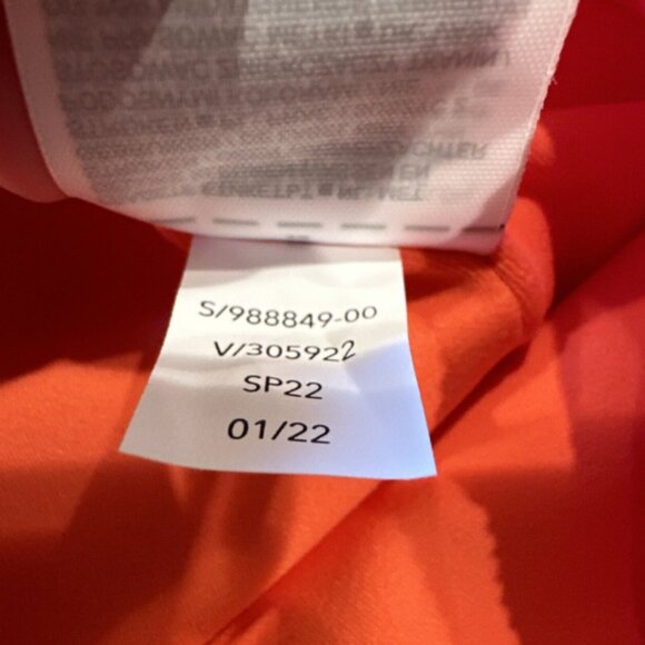 Athleta x Alicia Keys size 1X Jewel Orange Ribbed Elation Tight Leggings NWT - Picture 10 of 14